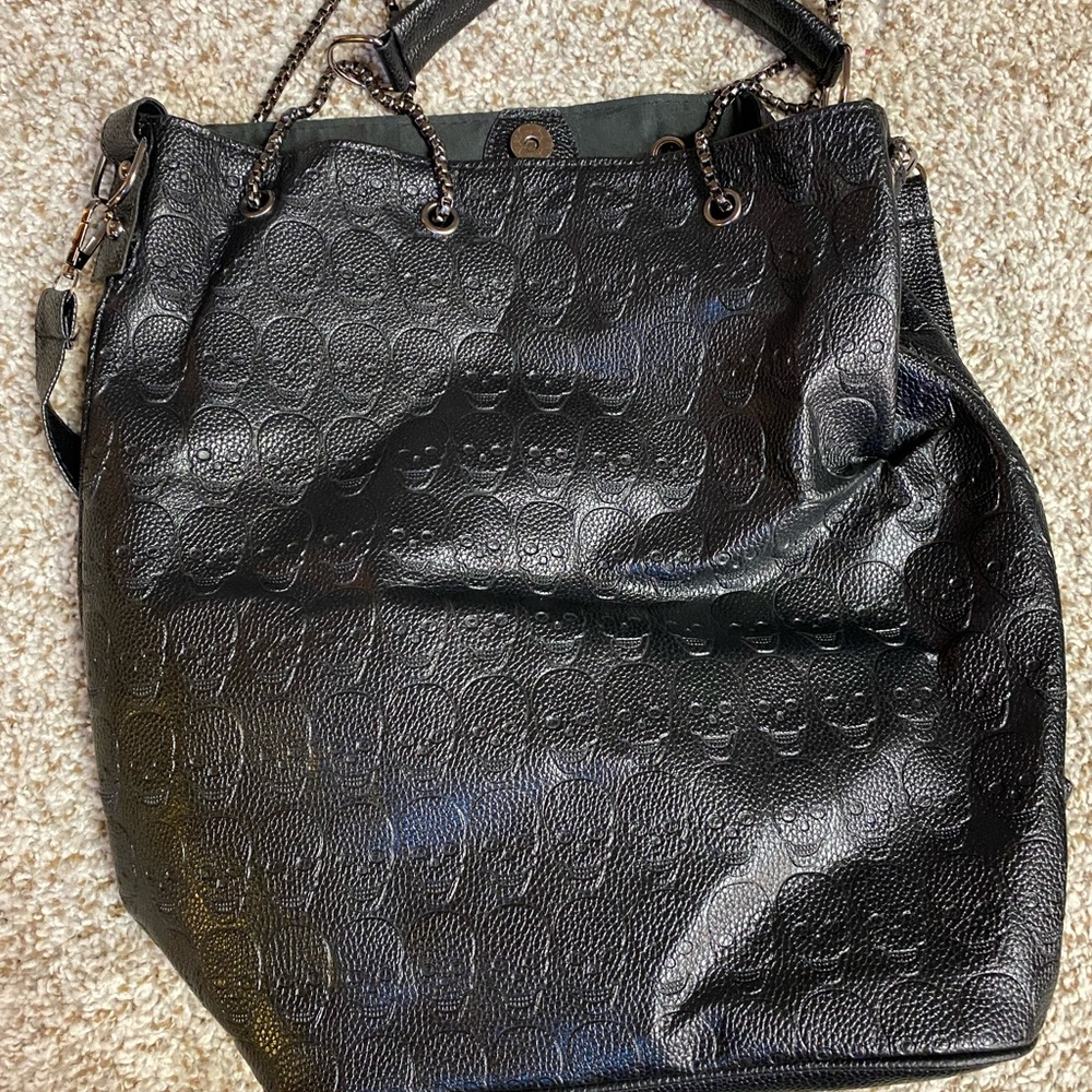 Skull punk bag